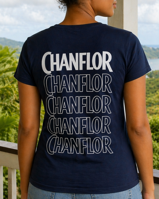 TEE-SHIRT 50ANS CHANFLOR COUPE FEMME